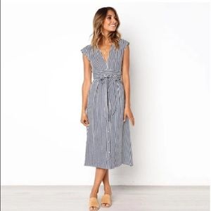 Rochelle Striped Dress from Violet Sage Boutique